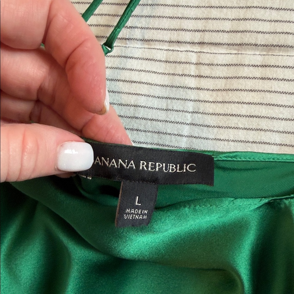 Banana Republic Vibrant Green Maxi Dress - Picture 2 of 2